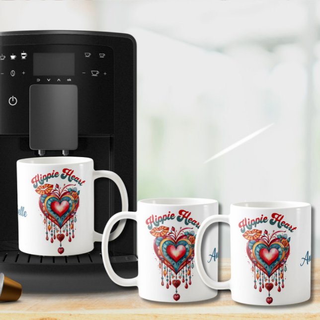 Hippie Heart Coffee 11 oz Mug (Creator Uploaded)
