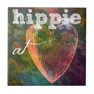 Hippie Heart Tile