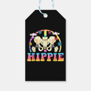 Hippie Hip Replacement Joint Surgery Funny Gift Tags