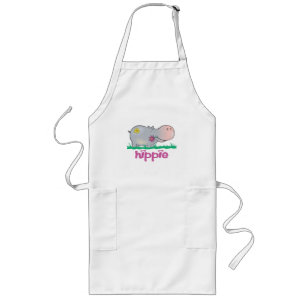 hippie hippo long apron