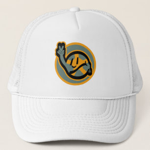 HIPPIE ICON flowers FACE 2023 BY MASANSER Trucker Hat