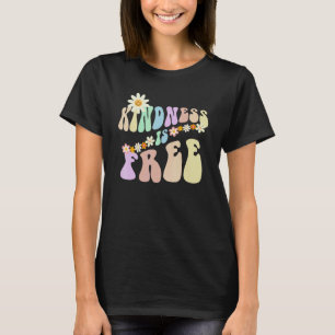 Hippie KINDNESS IS FREE Retro Stop Bullying Choose T-Shirt