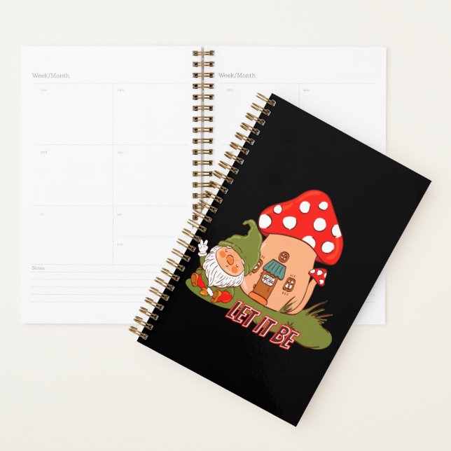 Hippie Let It Be Gnome Planner (Display)