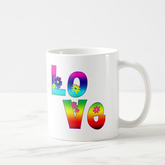 Hippie LOVE Coffee Mug (Right)
