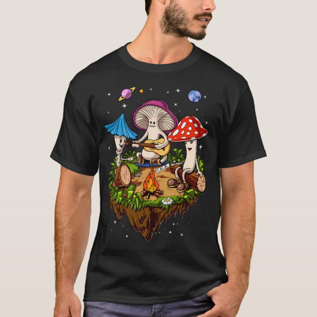 Hippie Magic Mushroom T-Shirt (Front)