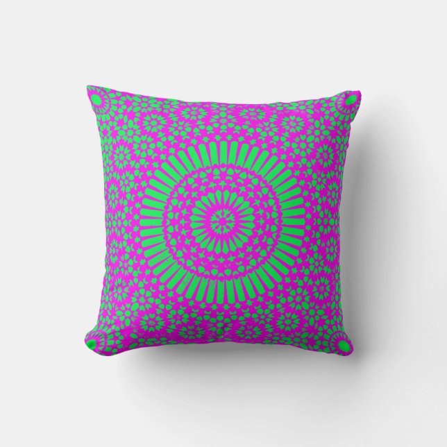 Hippie Mandala Pillow (Front)