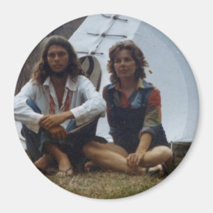 Hippie & Mother Tipi Magnet
