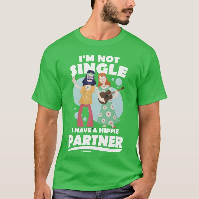 Hippie movement mother father family girl T-Shirt (Front)