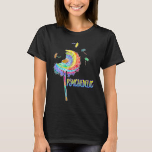 Hippie Music Psychedelic Flower Dandelion T-Shirt