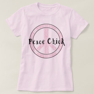 Hippie Peace Chick T-Shirt