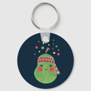 Hippie Pear Key Ring