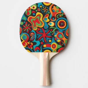 Hippie Ping Pong Paddle
