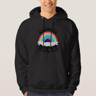 Hippie Retro Teacher Anti Bullying Rainbow Kindnes Hoodie