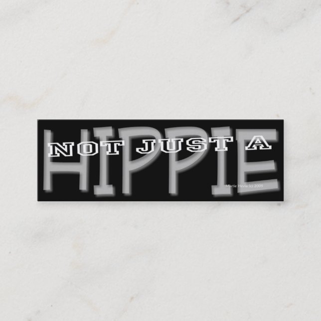 Hippie - Social Media Personal Card (Front)