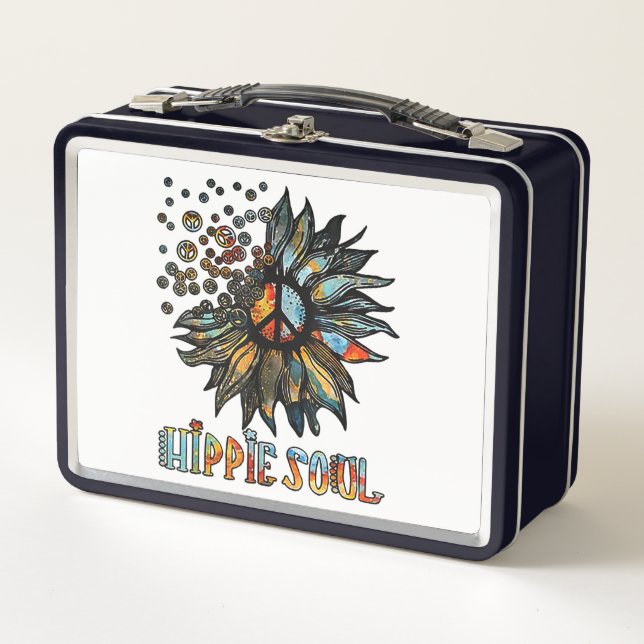 Hippie Soul Metal Lunch Box (Front)