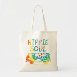 Hippie Soul Watercolor Hippie Camper Gift Tote Bag