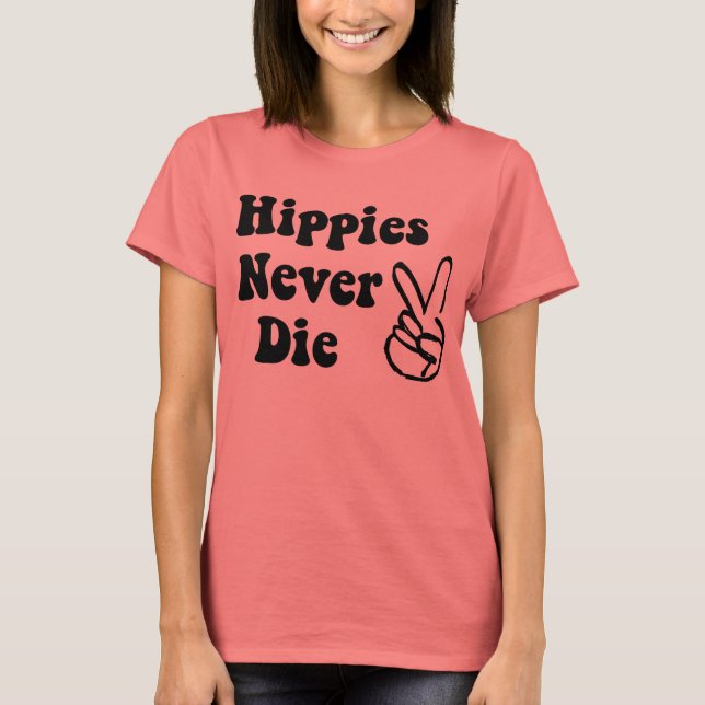 hippie t-shirt (Front)