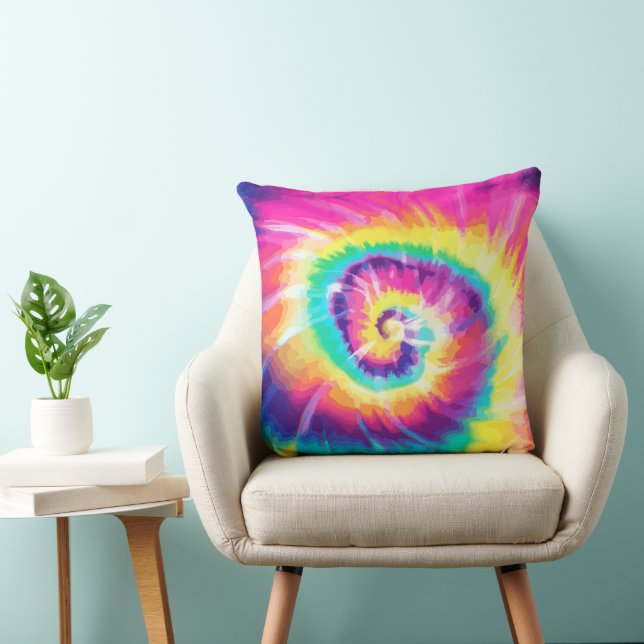 Hippie Tie Dye Cushion (Chair)