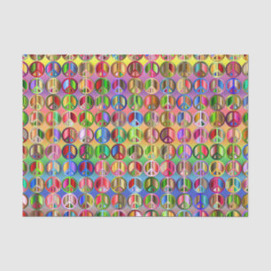 Hippie Tie-Dye Peace Gift Tissue Paper