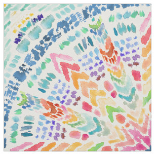 HIPPIE VIBES Rainbow Mandala Fabric