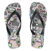 Hippie wide flip flops