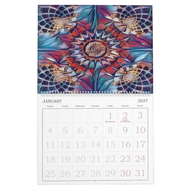 HippieClecticHope 22-23 NZ Calendar (Jan 2027)