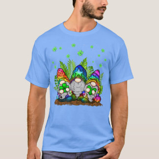 HippieGnomes Tie Dye Hippie Clover St Patrick's Da T-Shirt