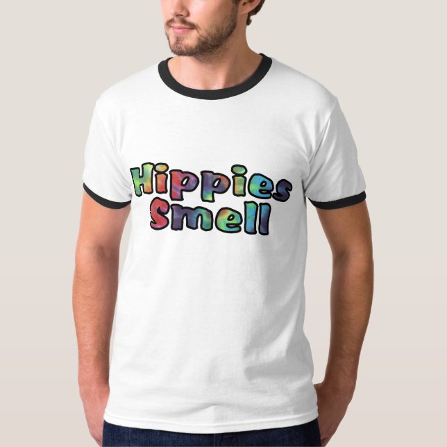 Hippies Smell T-Shirt (Front)