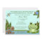 Hippity Frog Baby Shower Invitation turtle snail