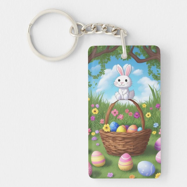 Hippity Hop Easter Key Ring (Front)