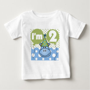 Hippo 2nd Birthday Tshirts and Gifts
