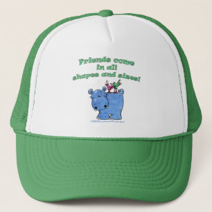 Hippo and Bird Friends Trucker Hat