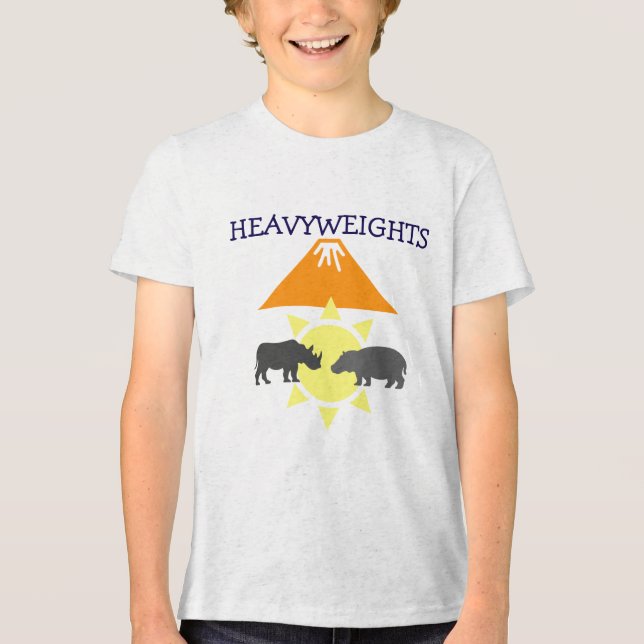 Hippo and Rhino Tri-Blend Shirt (Front)