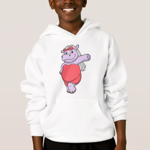 Hippo as Bride with Veil & Bow