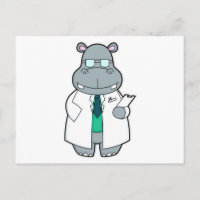 Hippo as Doctor with Smock