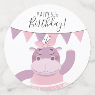 Hippo Ballerina Confetti