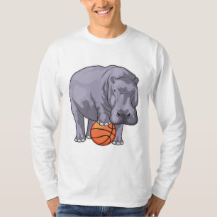 Hippo Basketball player Basketball T-Shirt