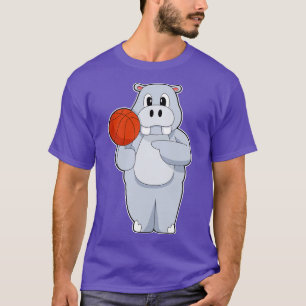 Hippo Basketball player Basketball T-Shirt