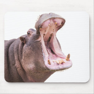 Hippo Big Mouth Mouse Pad