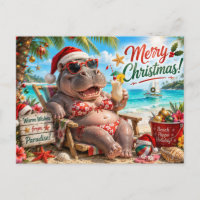 Hippo Bikini Christmas Sailling