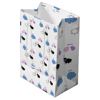 Hippo Birdies Two Ewes Medium Gift Bag