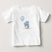 Hippo Birthday soft blue 