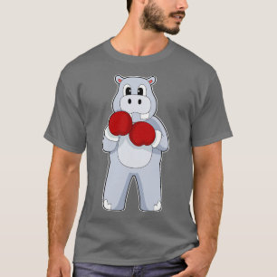 Hippo Boxer Boxing gloves Boxing T-Shirt