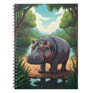 Hippo by the Riverside Notebook