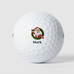 Hippo Christmas themed for Golfer Golf Balls