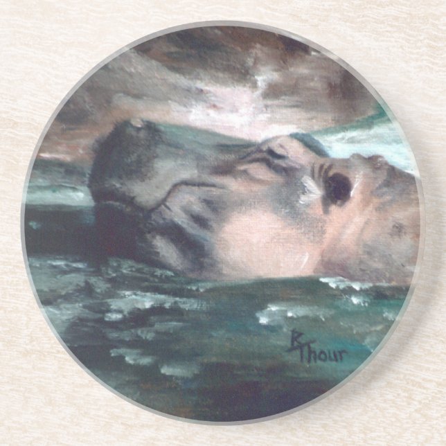 Hippo Coaster (Front)