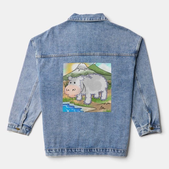 Hippo Connect  Denim Jacket (Back)