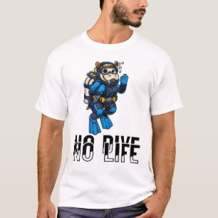 Hippo diver underwater Scuba Diving T-Shirt
