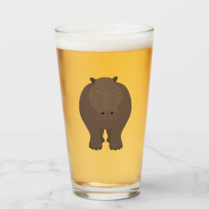 Hippo Drinking Glass