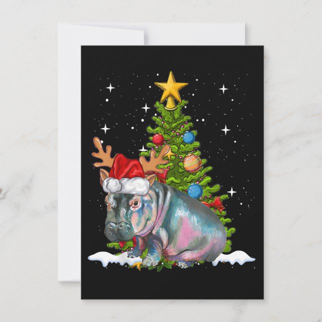 Hippo Fiona Christmas Tree Hippopotamus (Front)